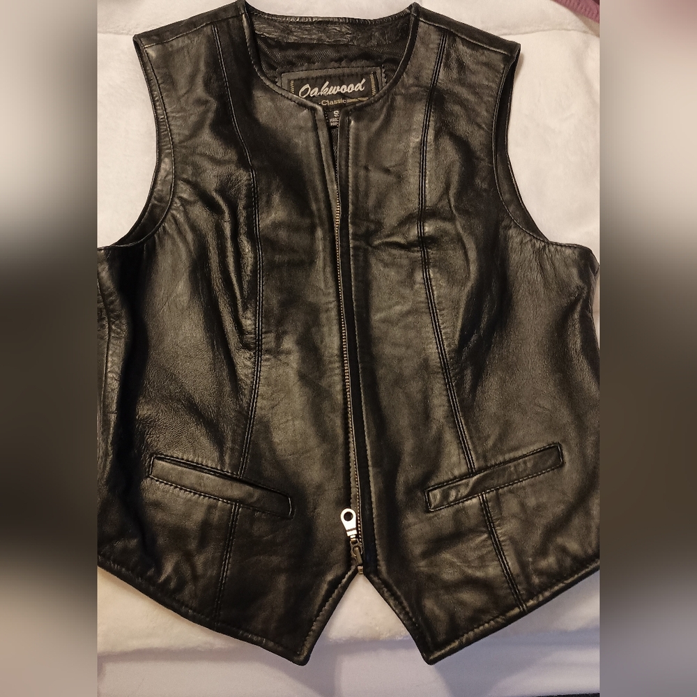 Oakwood leather vest
